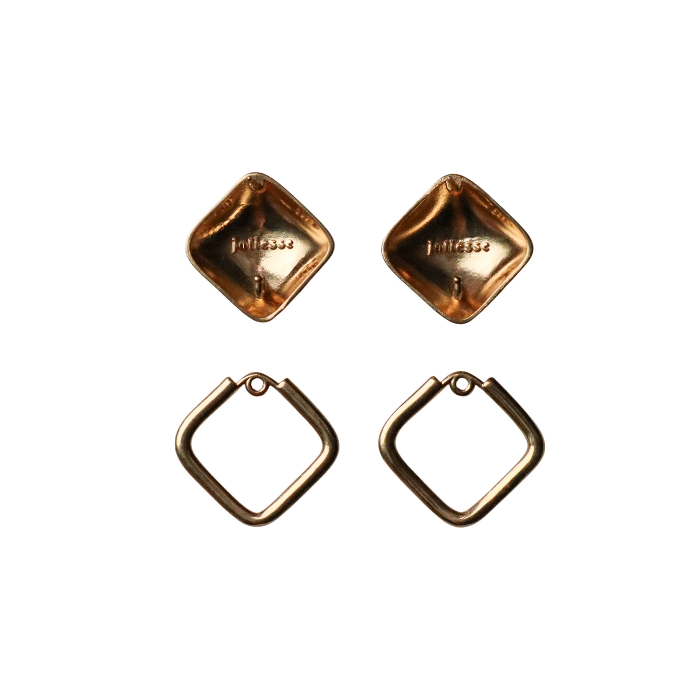 Aretes 2 en 1 Roma - Con Aros Removibles