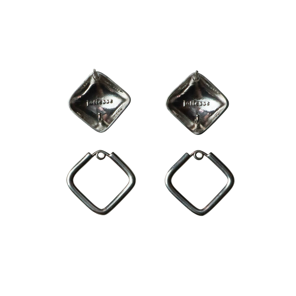 Aretes 2 en 1 Roma - Con Aros Removibles